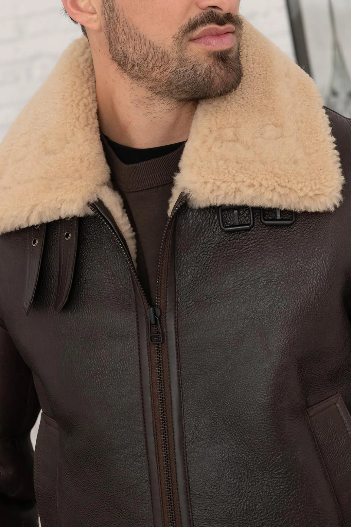 Blouson Homme Redskins Legend Queenstown Brown Beige