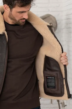 Blouson Homme Redskins Legend Queenstown Brown Beige