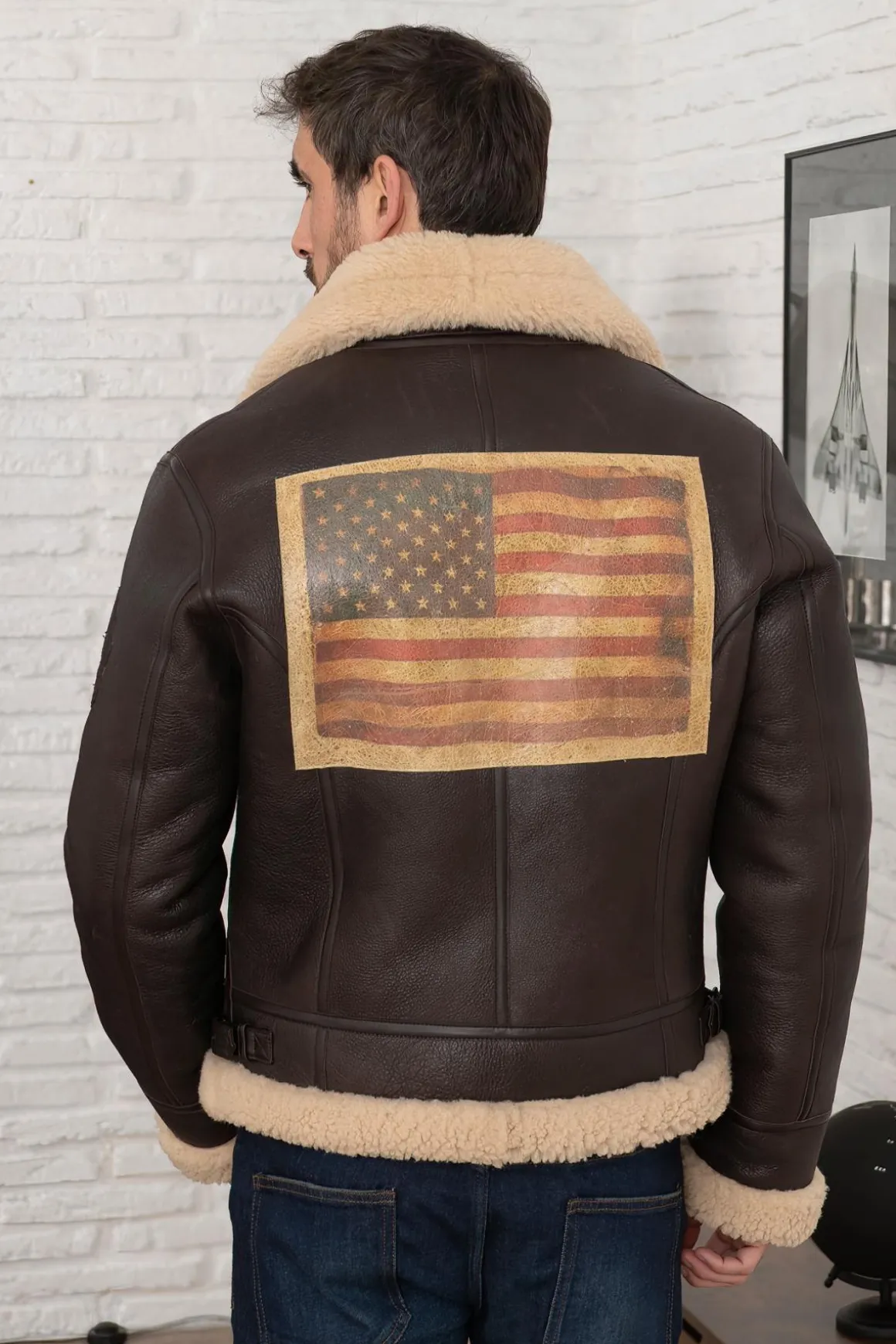 Blouson Homme Redskins Legend Queenstown Brown Beige
