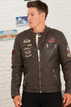 Blouson Homme Redskins Nitro Barcelona Chocolate