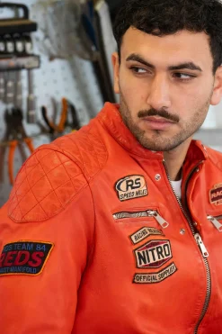 Blouson Homme Redskins Nitro Barcelona Orange