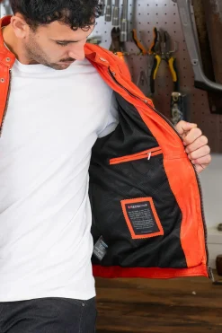 Blouson Homme Redskins Nitro Barcelona Orange
