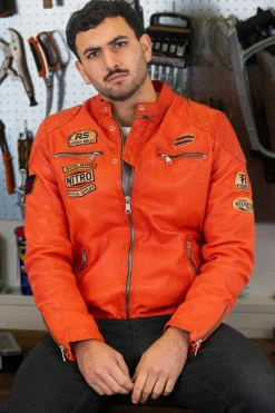 Blouson Homme Redskins Nitro Barcelona Orange
