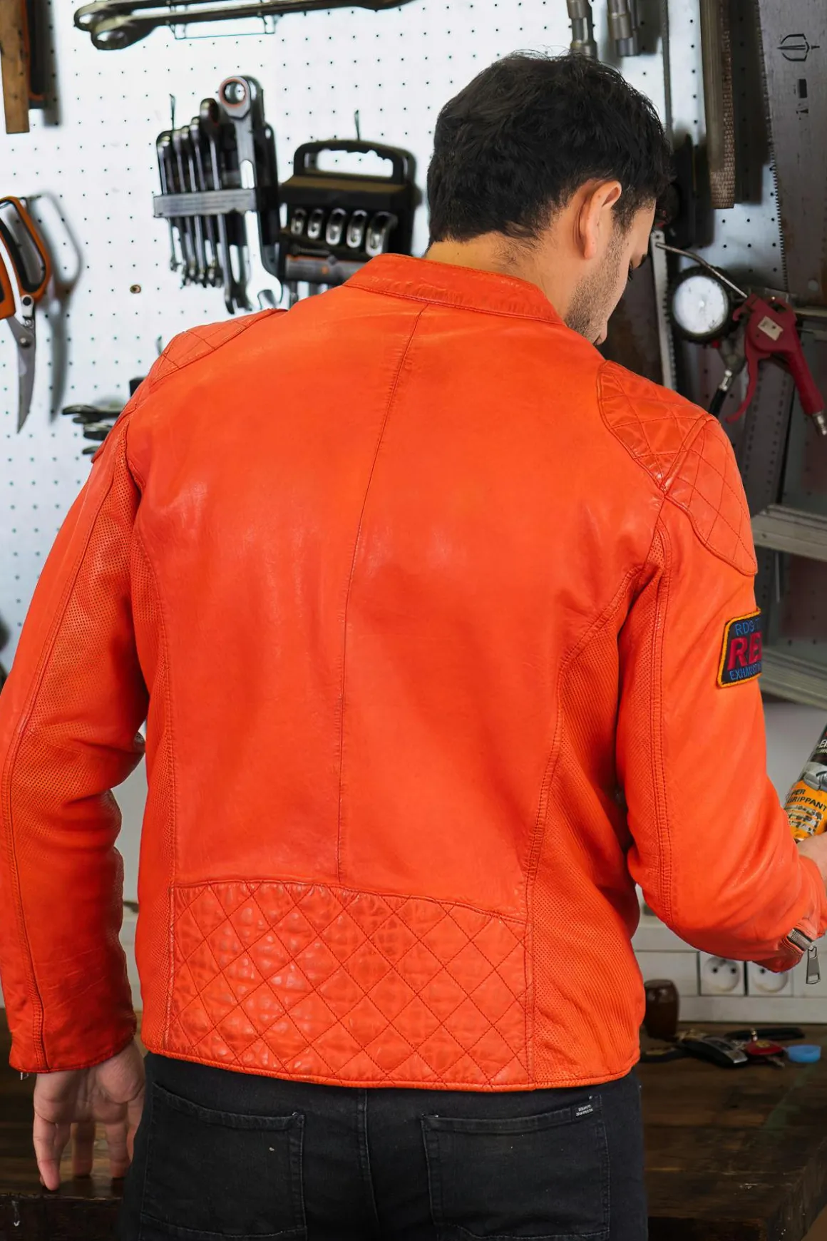 Blouson Homme Redskins Nitro Barcelona Orange