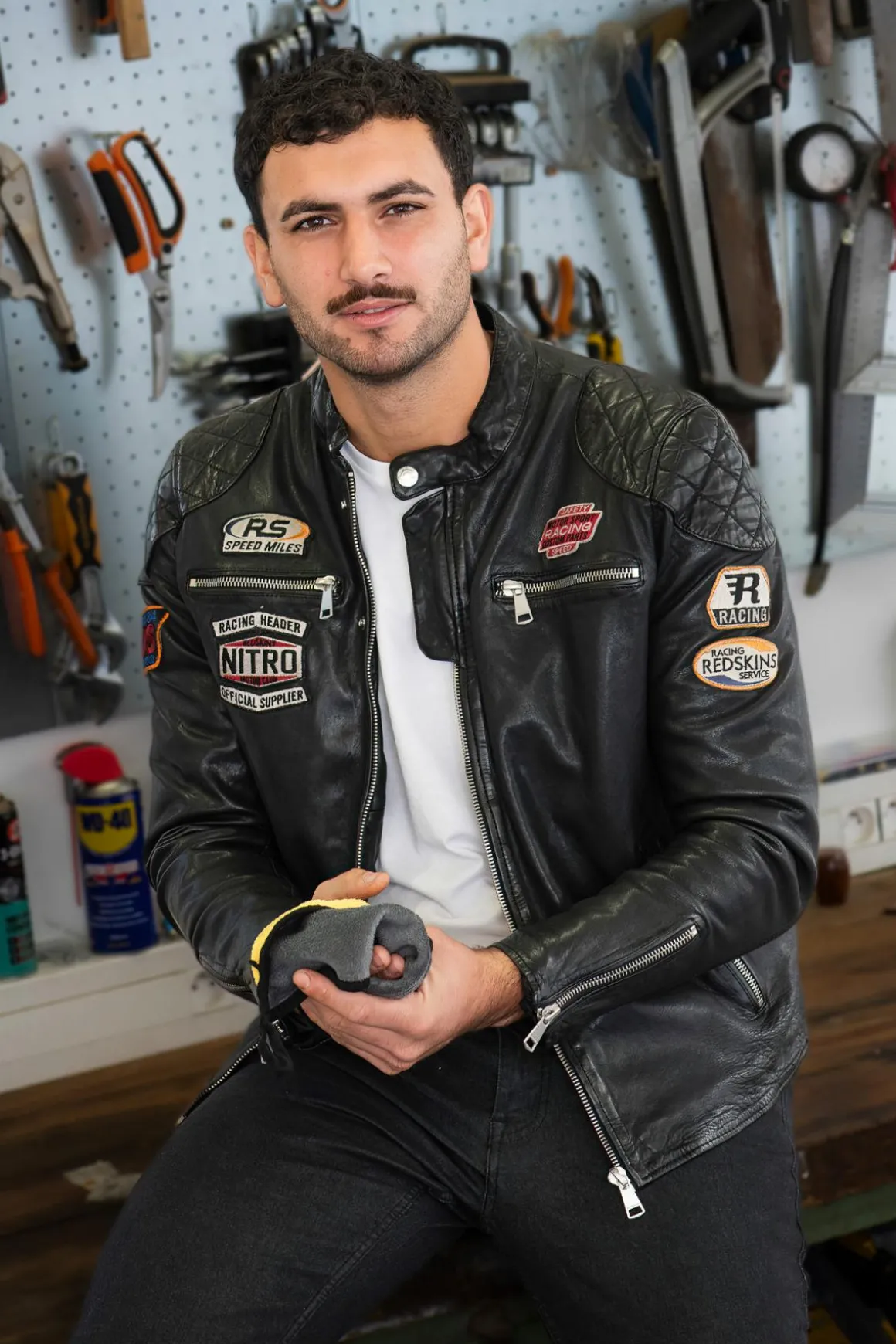 Blouson Homme Redskins Nitro Barcelona Black