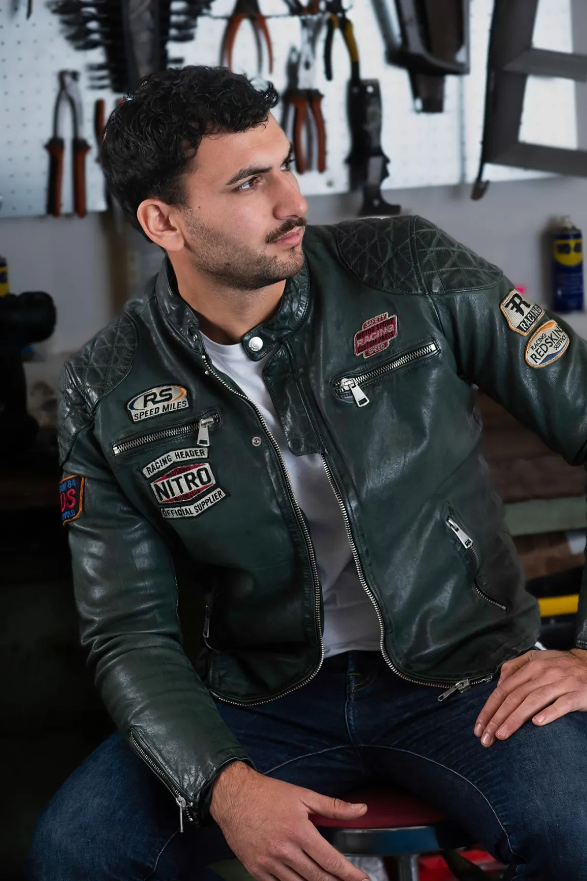 Blouson Homme Redskins Nitro Barcelona Forest Green