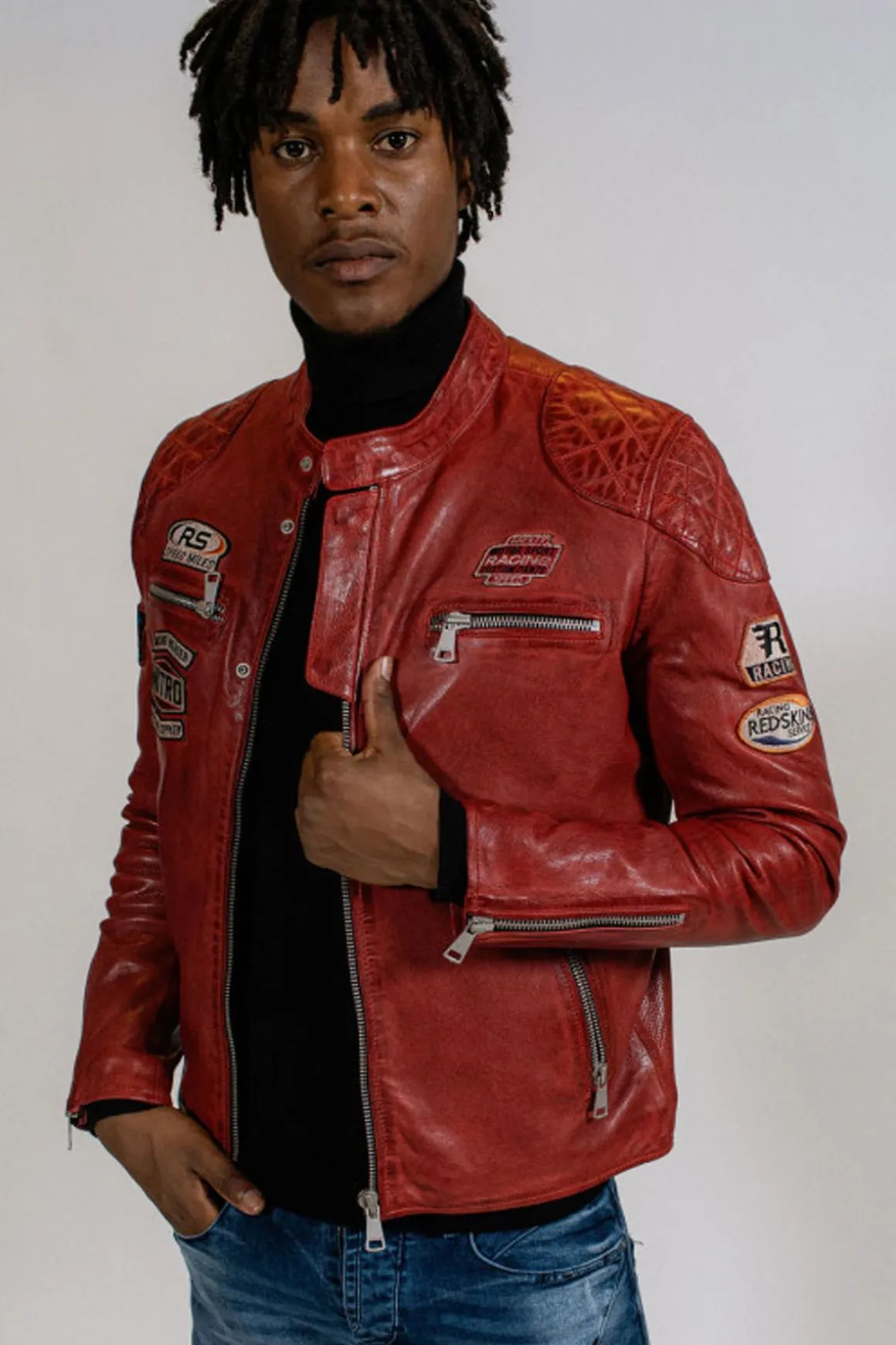 Blouson Homme Redskins Nitro Barcelona Red