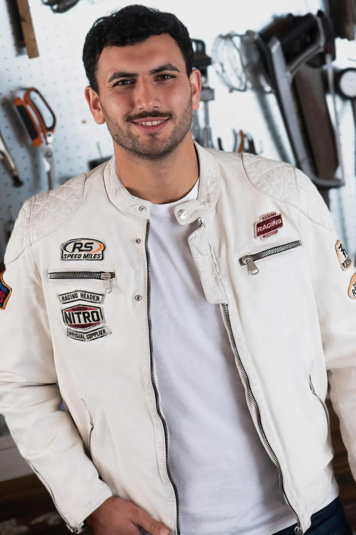 Blouson Homme Redskins Nitro Barcelona White