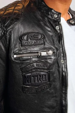 Blouson Homme Redskins Nitro Barcelona Black/Black