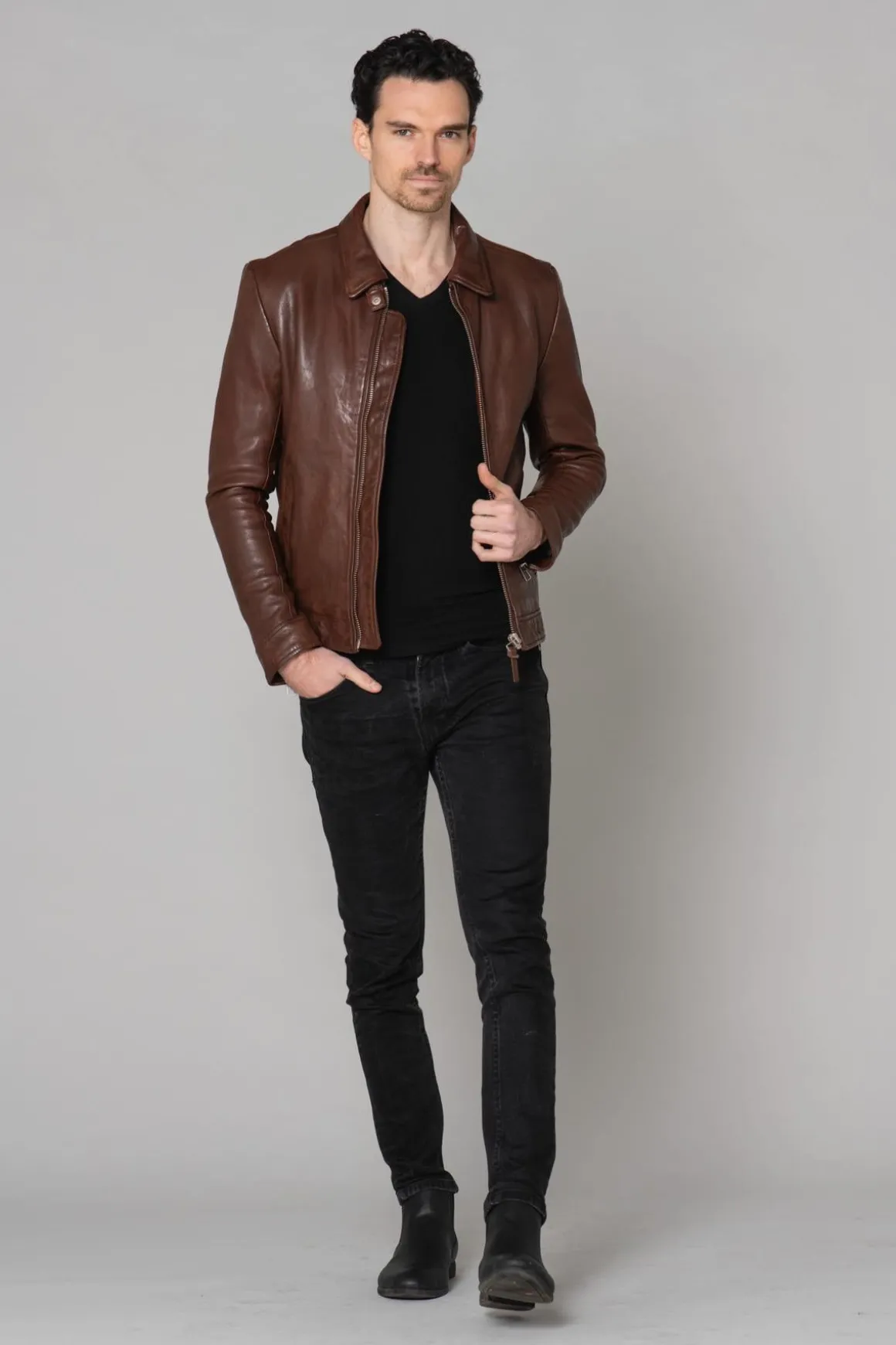 Blouson Homme Redskins Noris Green Brown