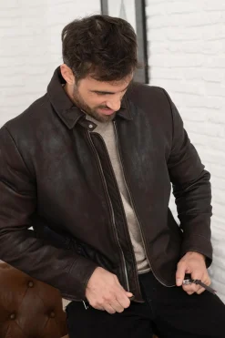 Blouson Homme Redskins Noris 2 Carrera Brown