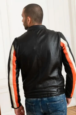 Blouson Homme Redskins Noty Tripway Black Orange White