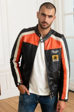 Blouson Homme Redskins Noty Tripway Black Orange White