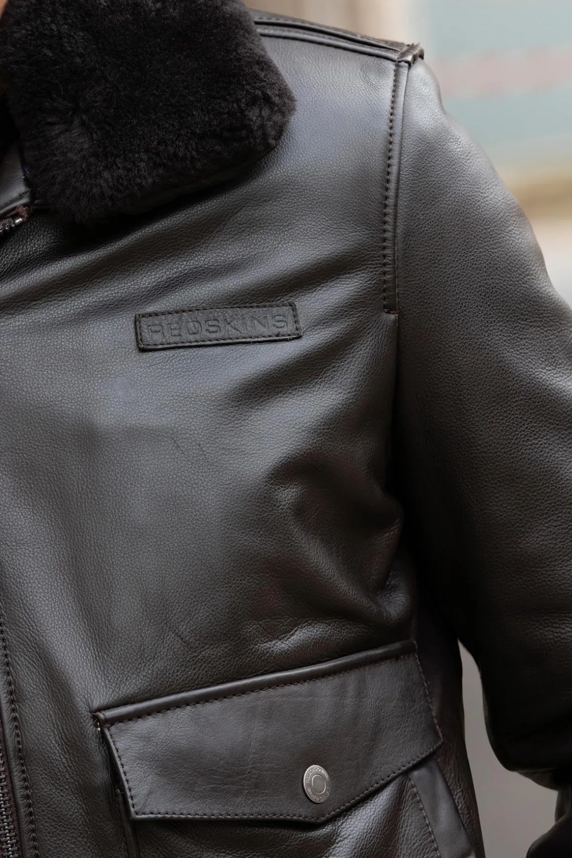 Blouson Homme Redskins Patton Argus Brown