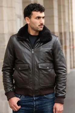 Blouson Homme Redskins Patton Argus Brown