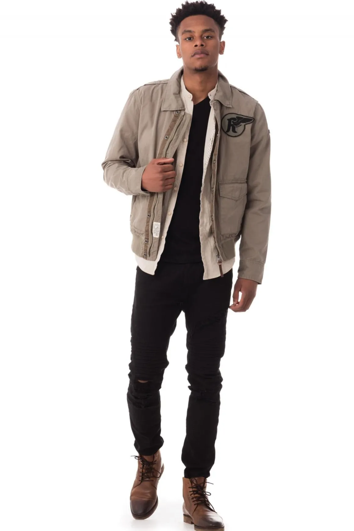 Blouson Homme Redskins Rickmave Bersan Khaki