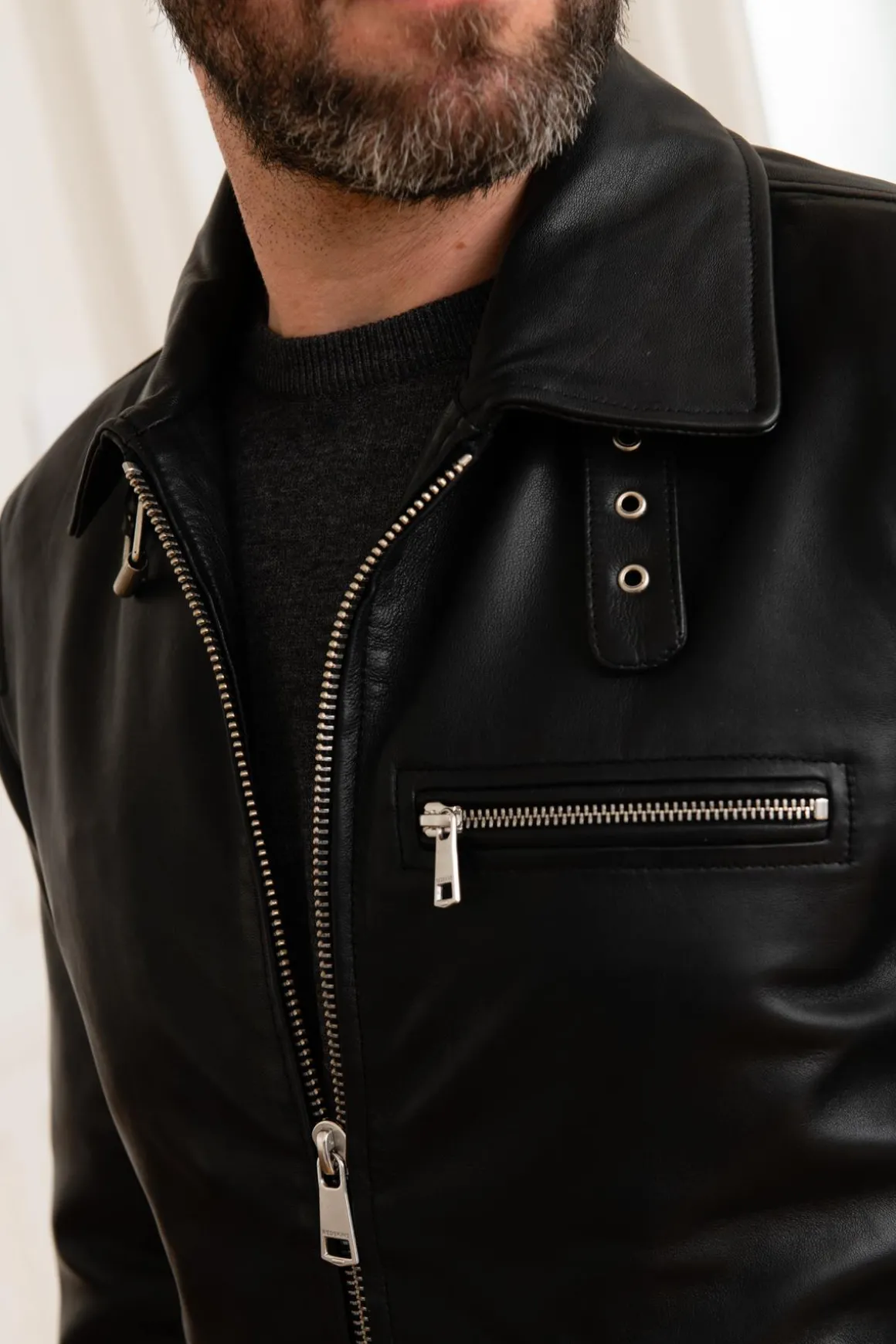 Blouson Homme Redskins Rider Stoner Black