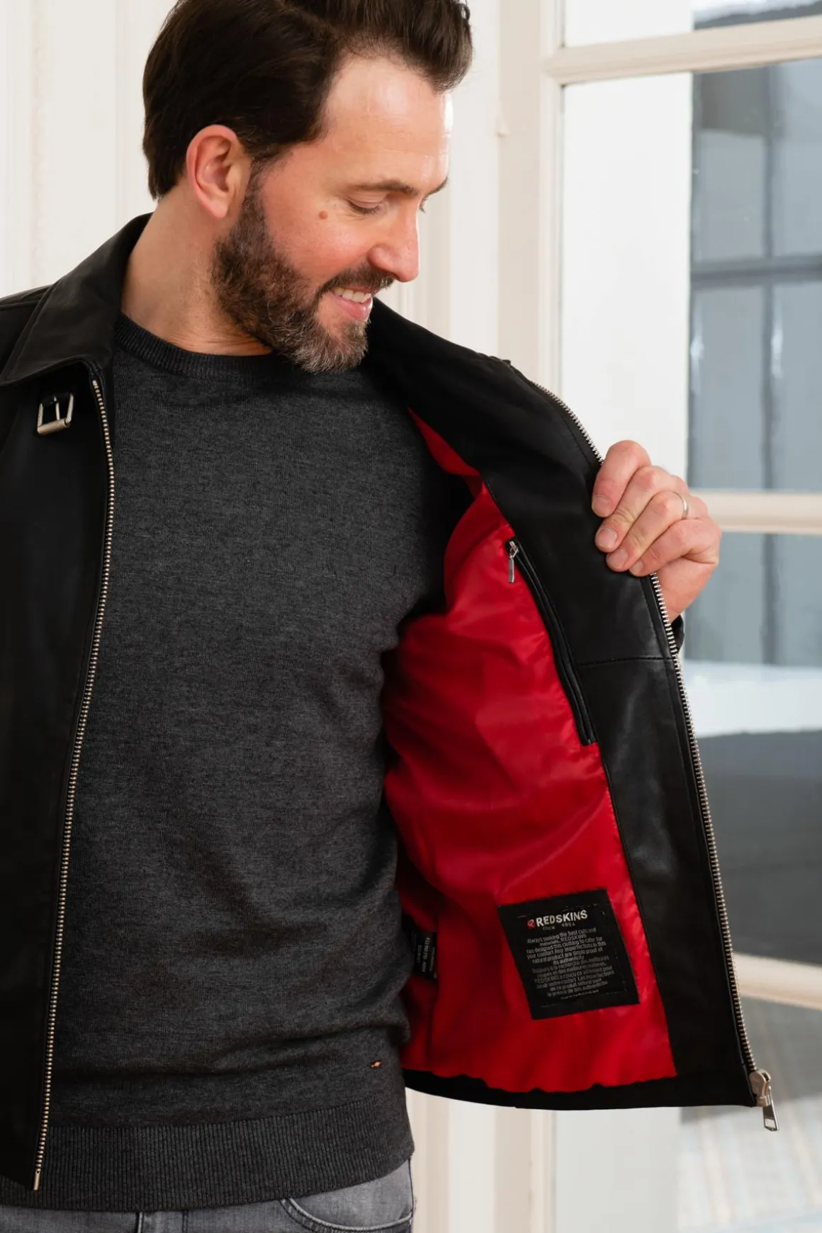 Blouson Homme Redskins Rider Stoner Black