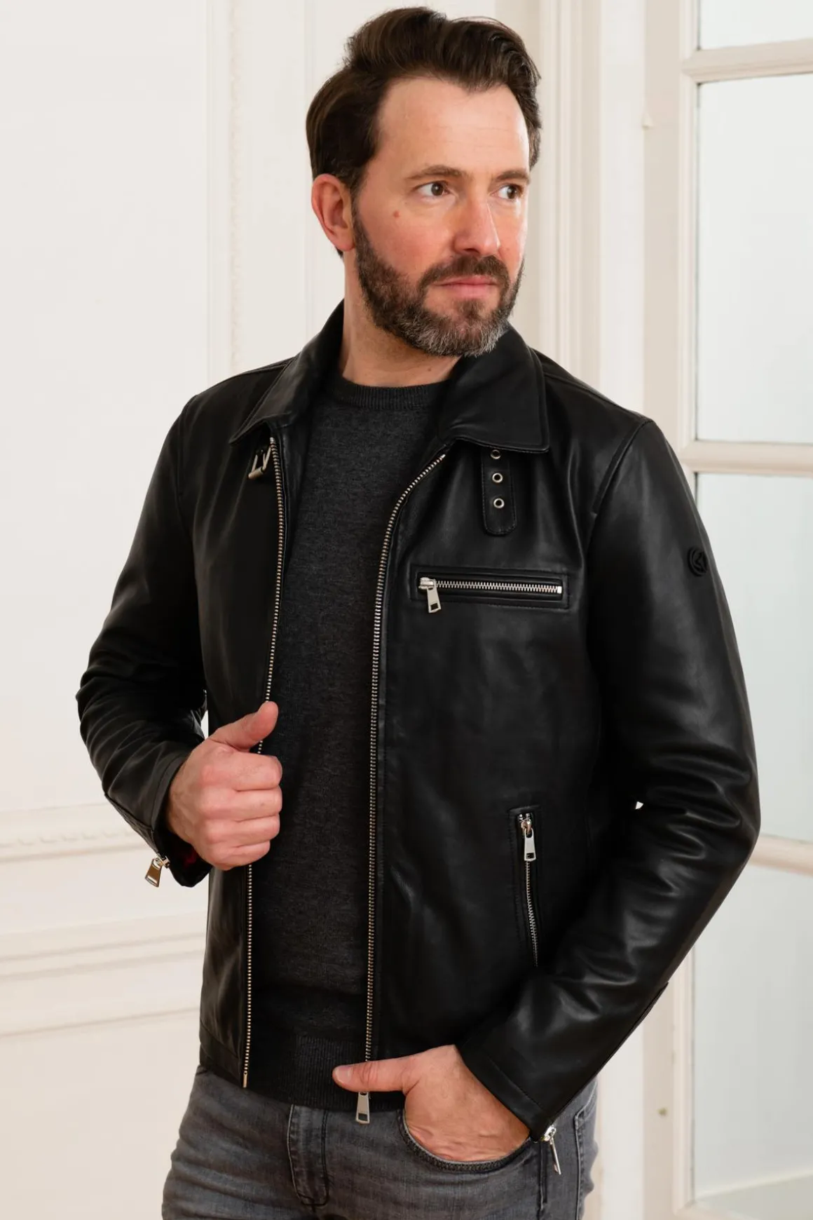 Blouson Homme Redskins Rider Stoner Black