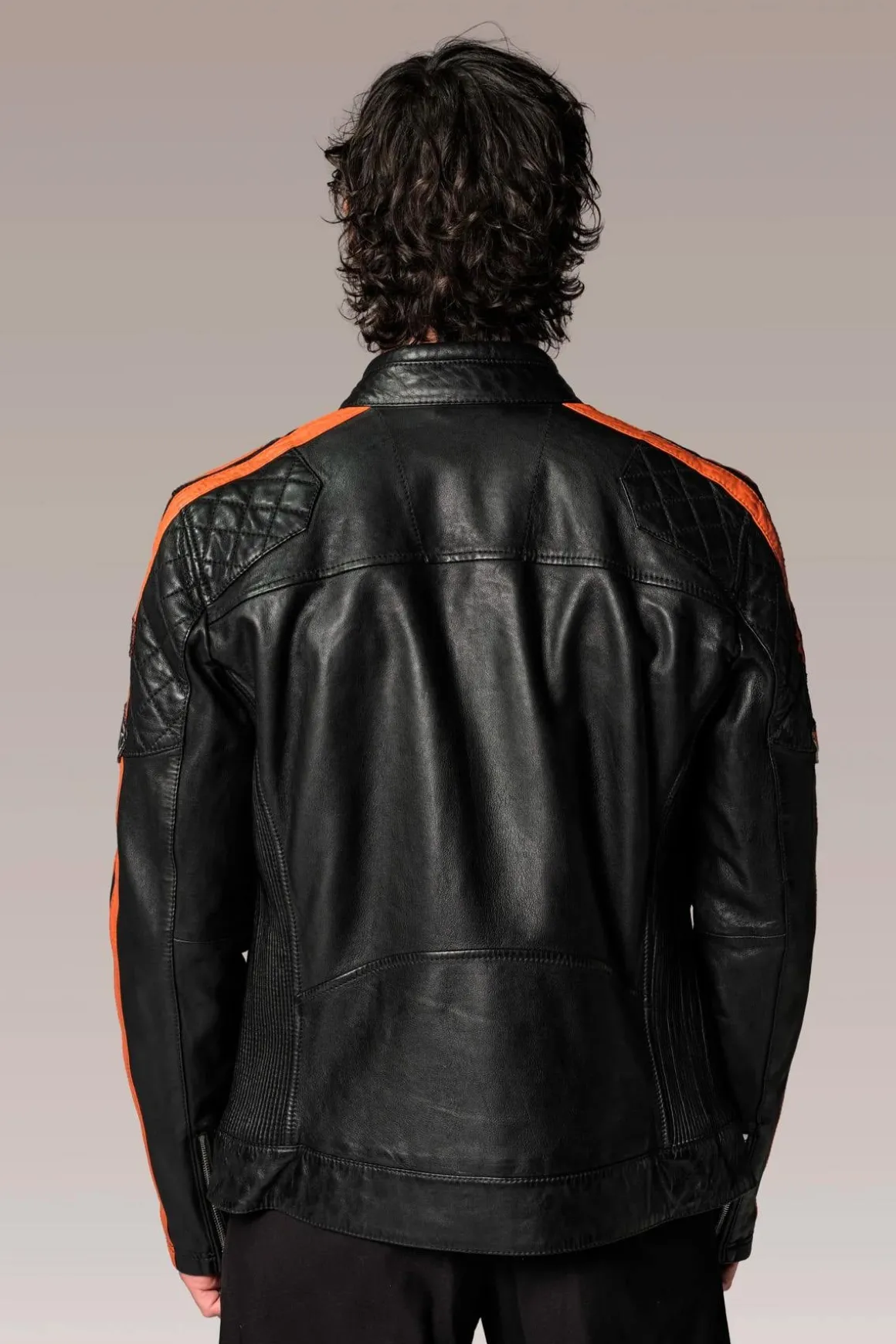 Blouson Homme Redskins Ripper Calista Black Orange