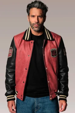 Blouson Homme Redskins Skateboard Cohiba Red/Black