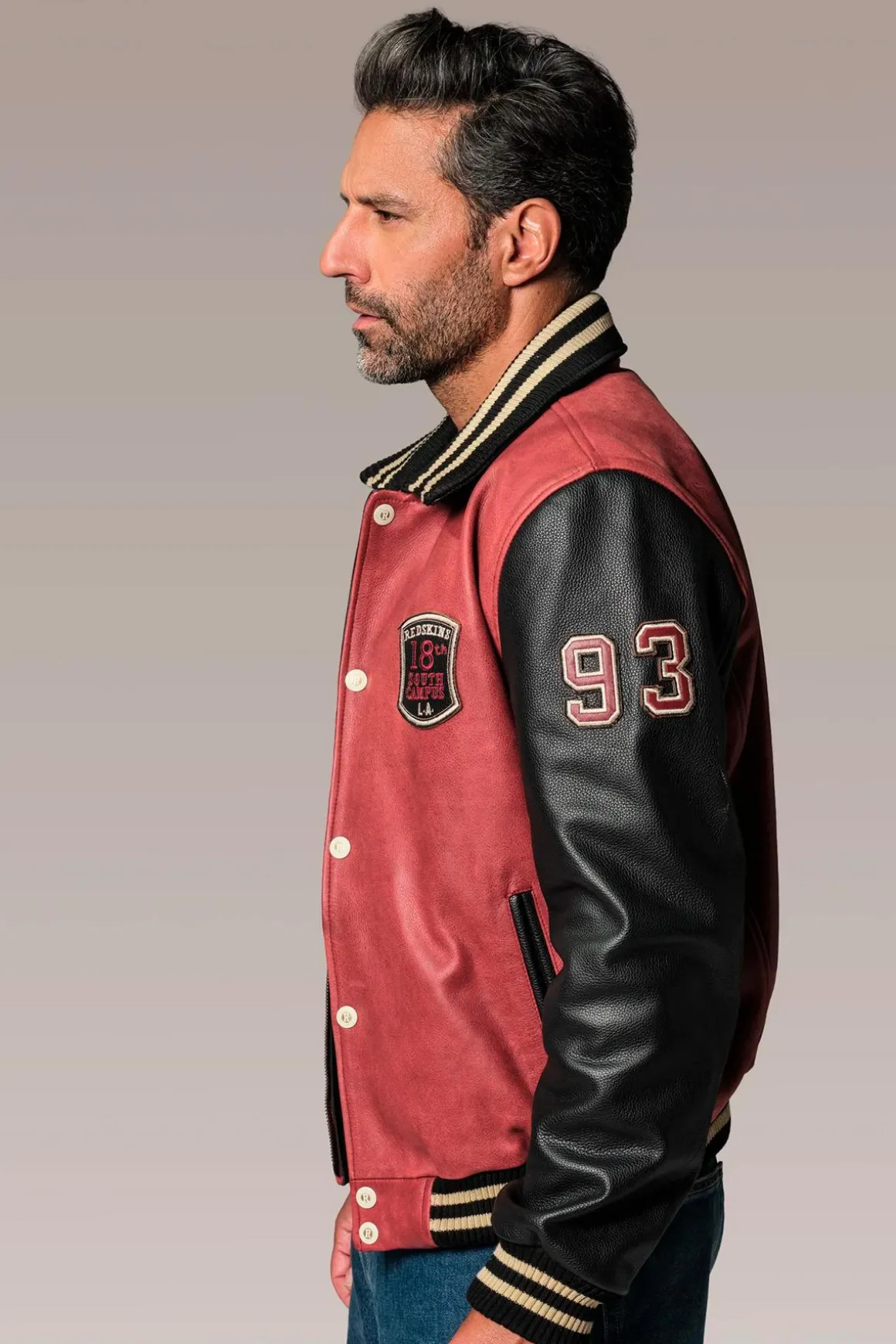 Blouson Homme Redskins Skateboard Cohiba Red/Black