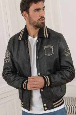 Blouson Homme Redskins Skateboard Cohiba Black