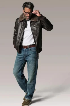 Blouson Homme Redskins Texaco Fender Brown