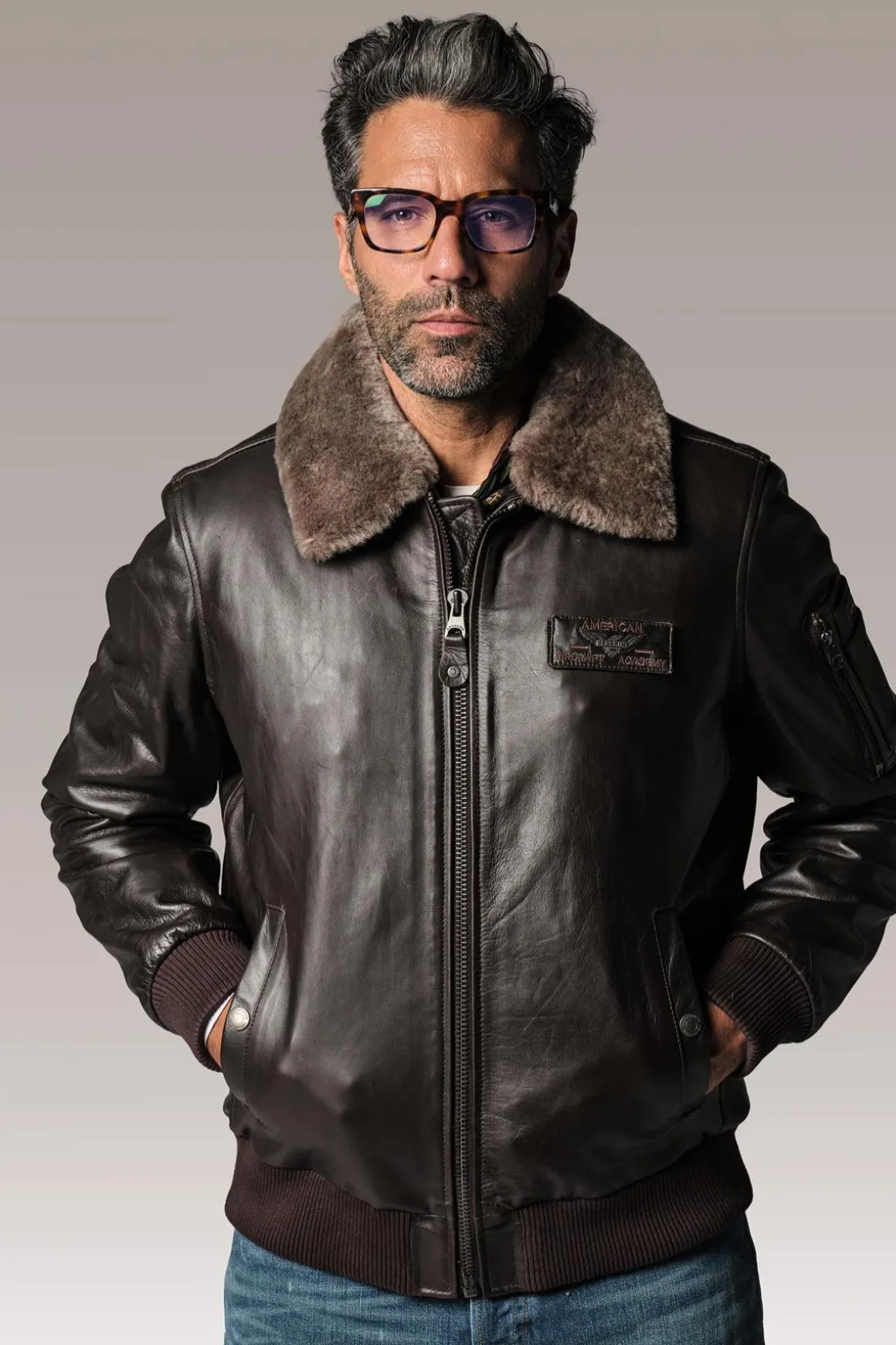 Blouson Homme Redskins Texaco Fender Brown
