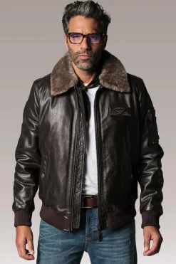 Blouson Homme Redskins Texaco Fender Brown