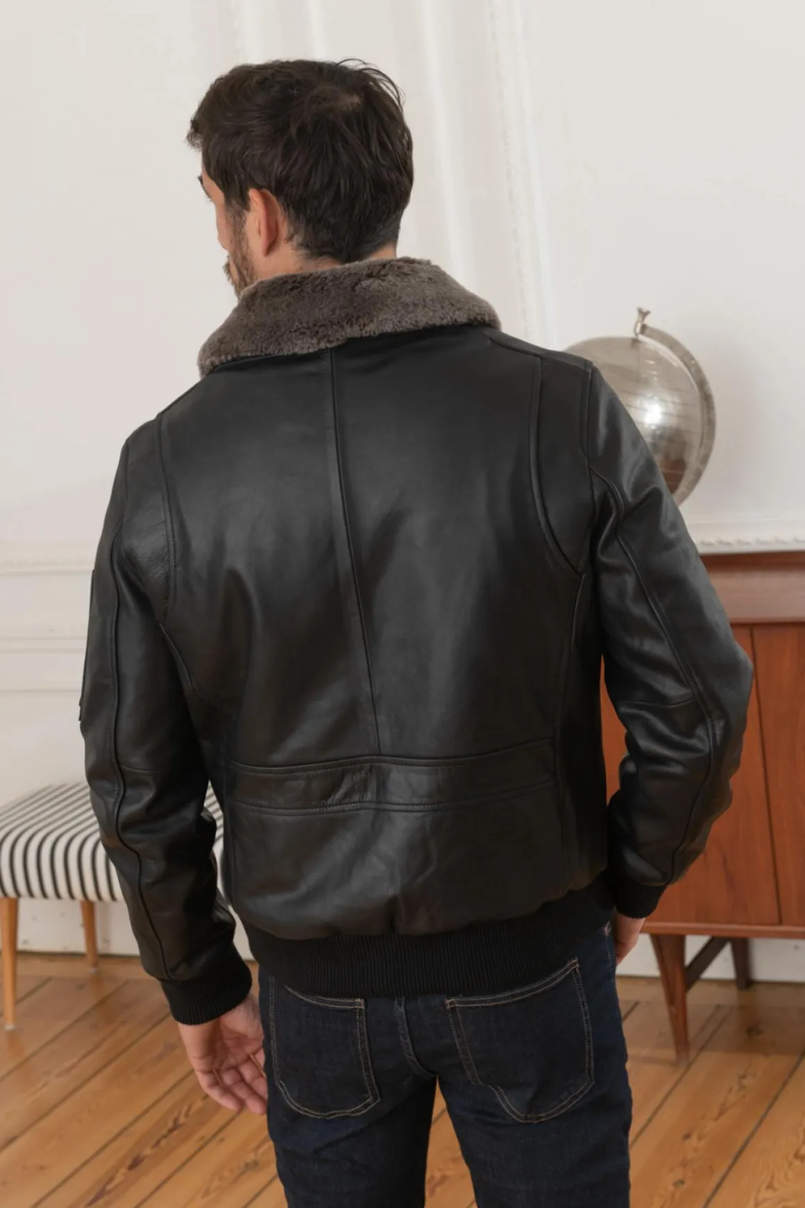 Blouson Homme Redskins Texaco Fender Black