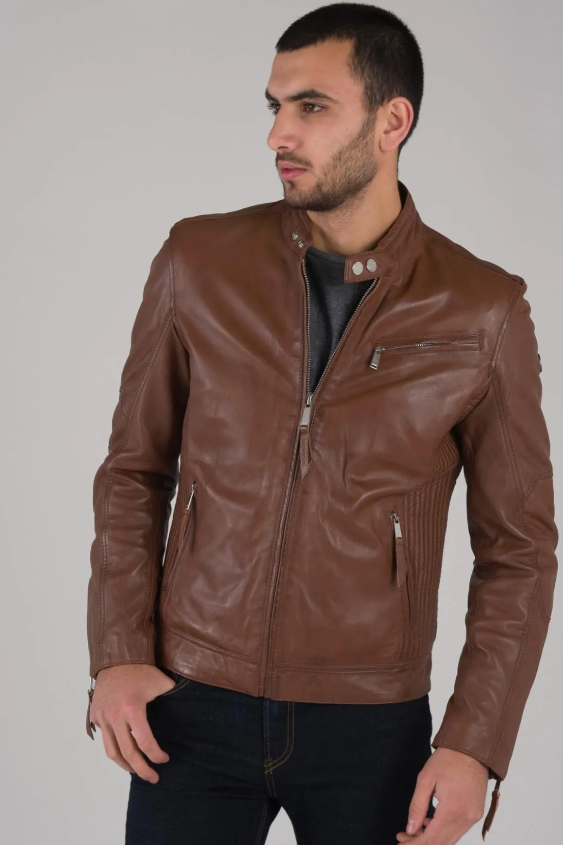 Blouson Homme Redskins Trust Casting Cognac