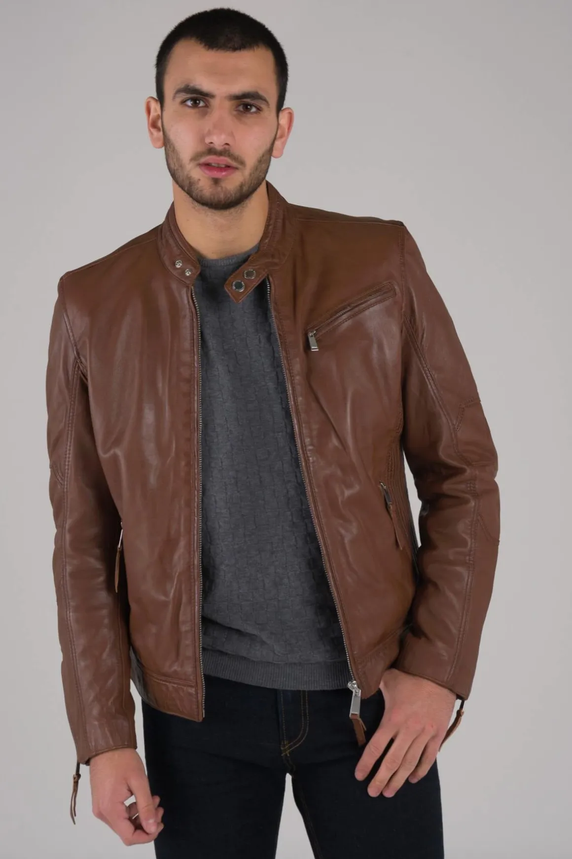Blouson Homme Redskins Trust Casting Cognac
