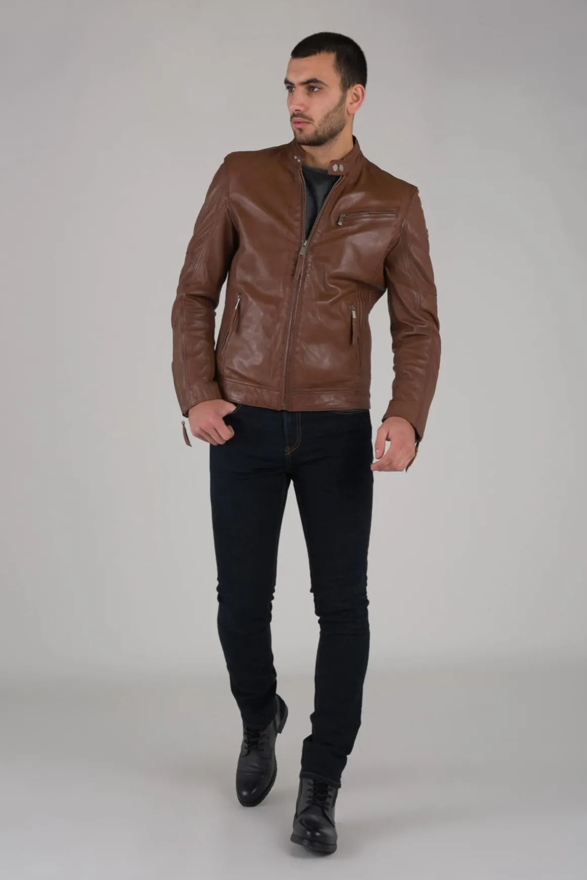 Blouson Homme Redskins Trust Casting Cognac