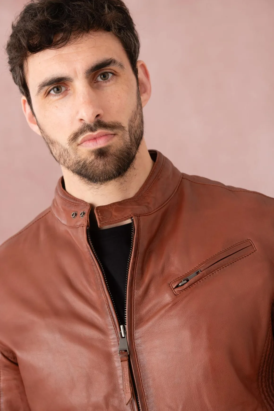 Blouson Homme Redskins Trust Victory Cognac