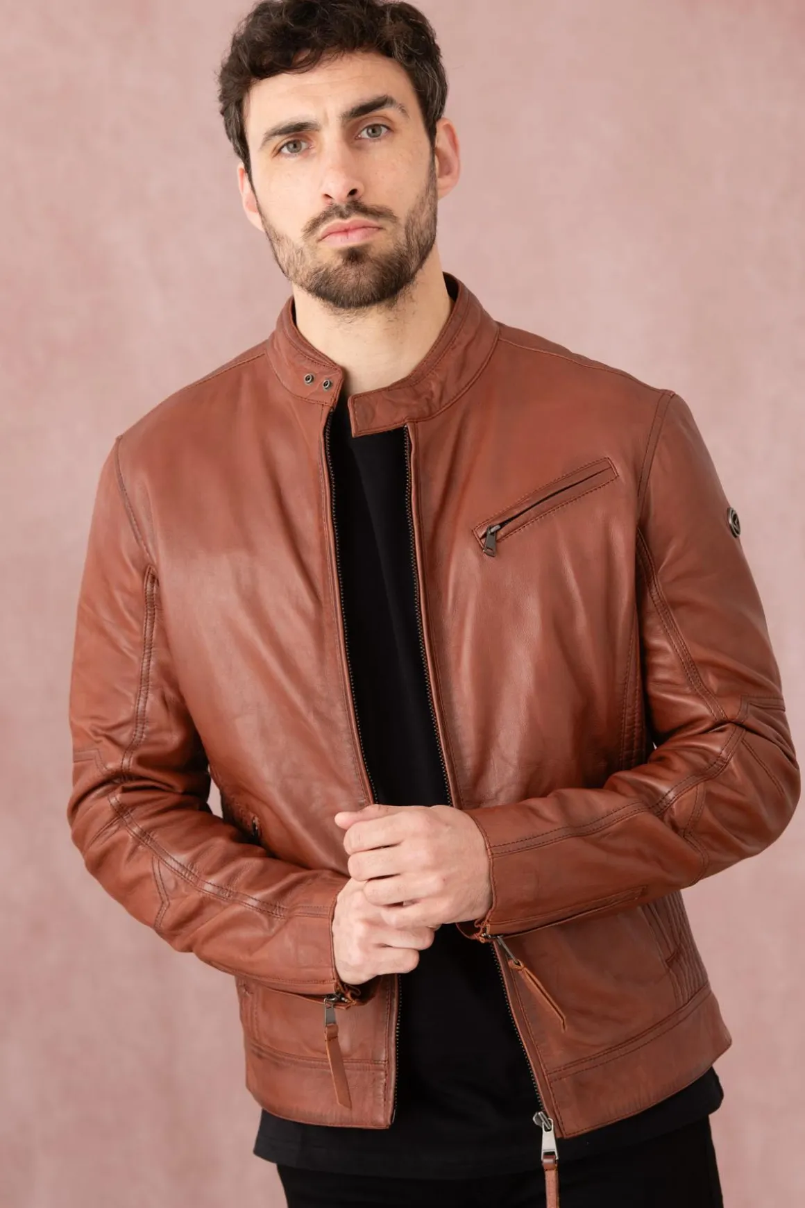 Blouson Homme Redskins Trust Victory Cognac