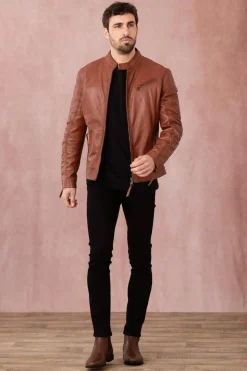Blouson Homme Redskins Trust Victory Cognac