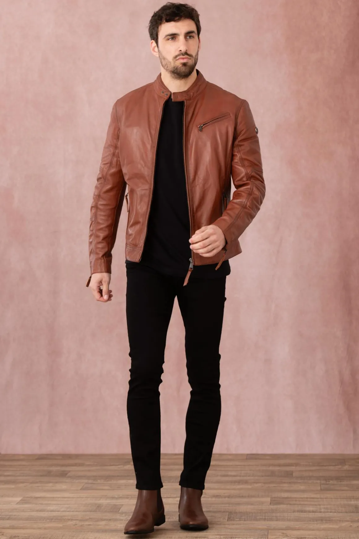 Blouson Homme Redskins Trust Victory Cognac