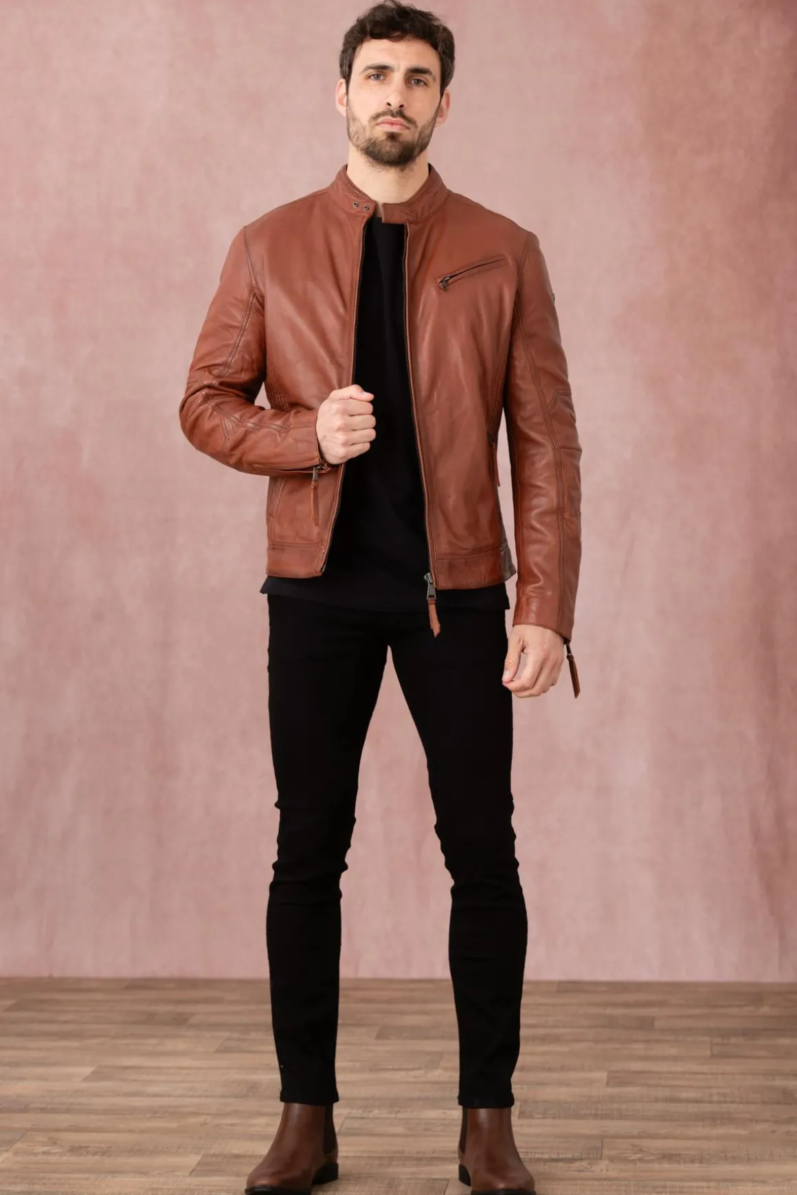 Blouson Homme Redskins Trust Victory Cognac