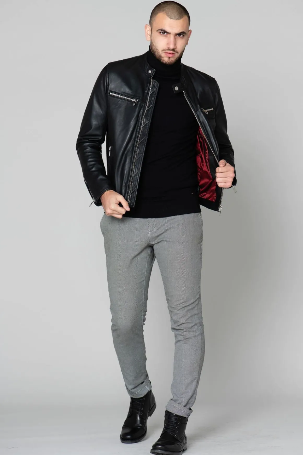 Blouson Homme Redskins Wayne Shine Black
