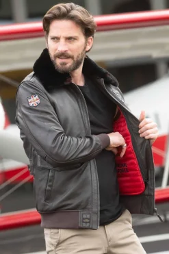 Blouson Homme Royal Air Force Berliner Dark Brown