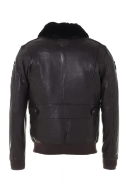 Blouson Homme Royal Air Force Berliner Dark Brown