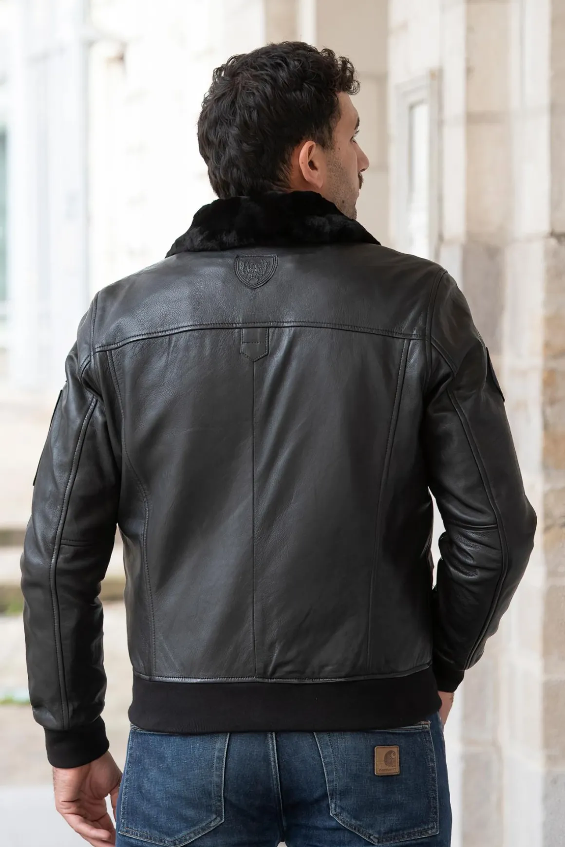 Blouson Homme Royal Air Force Vickers Black