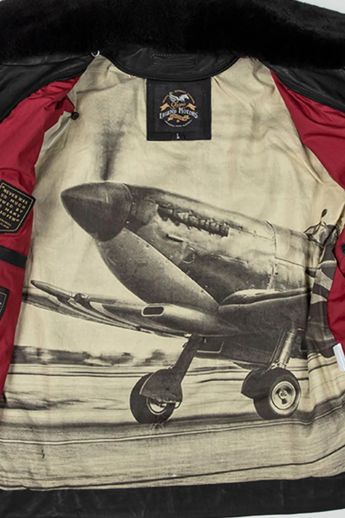 Blouson Homme Royal Air Force Vickers Black