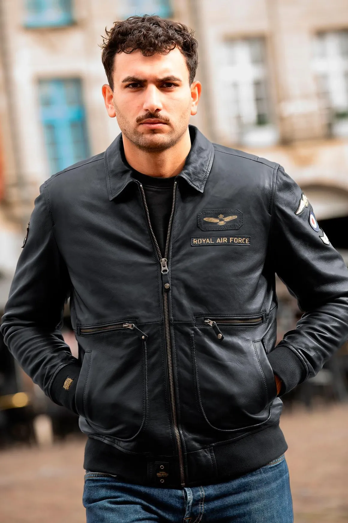 Blouson Homme Royal Air Force Trenchard Navy