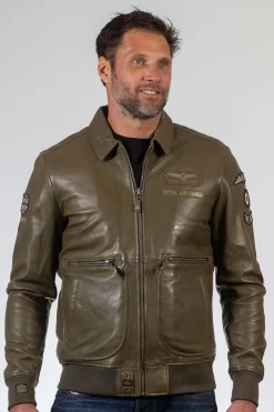 Blouson Homme Royal Air Force Trenchard Dark Kaki