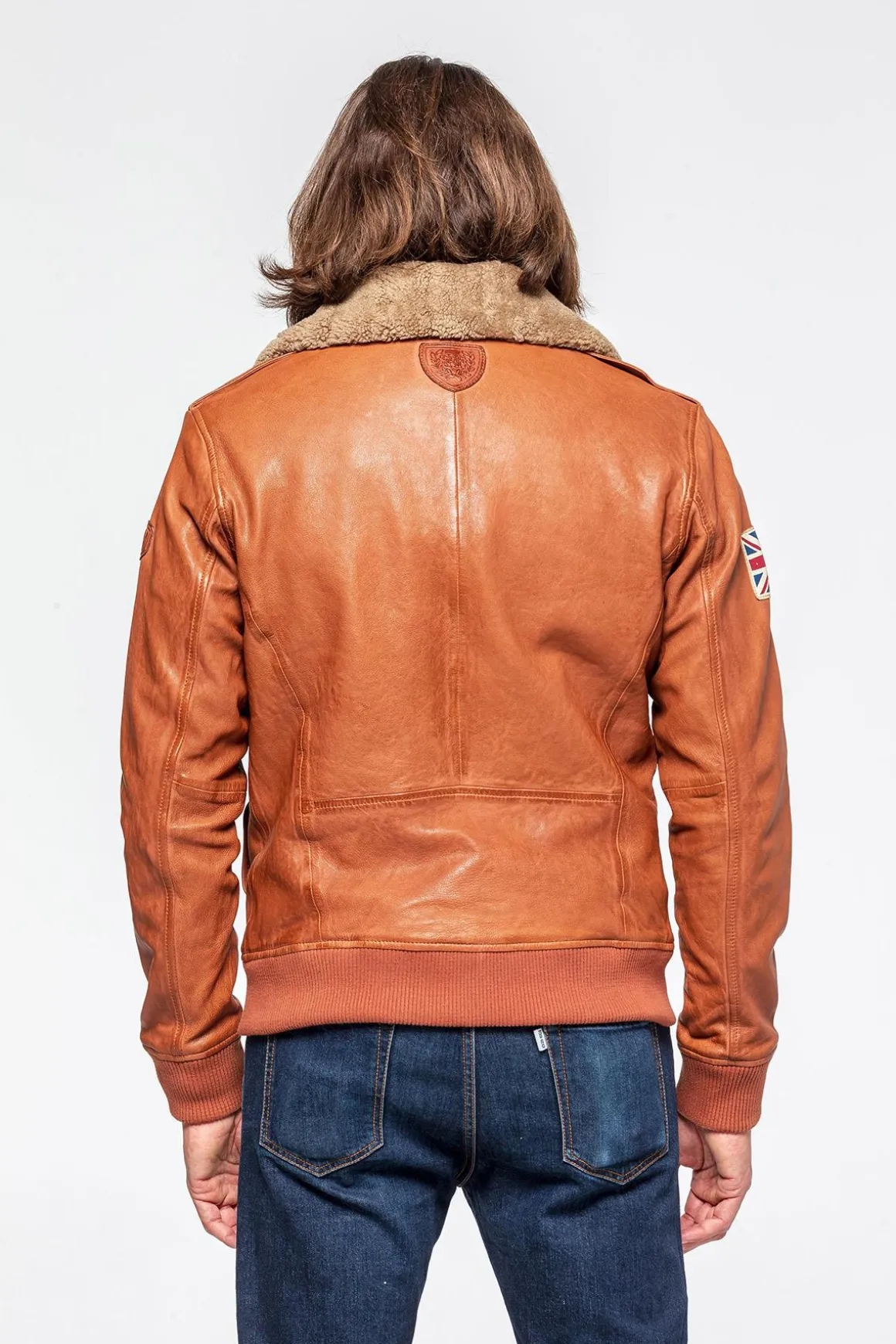 Blouson Homme Royal Air Force Britten Havane