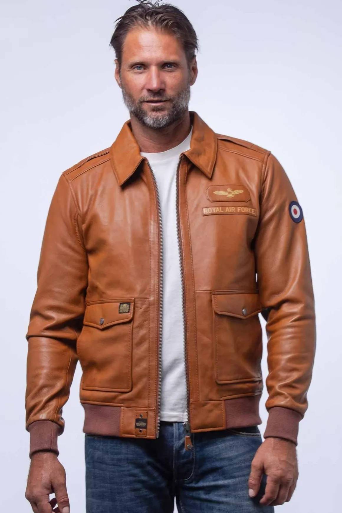 Blouson Homme Royal Air Force Wittle Camel