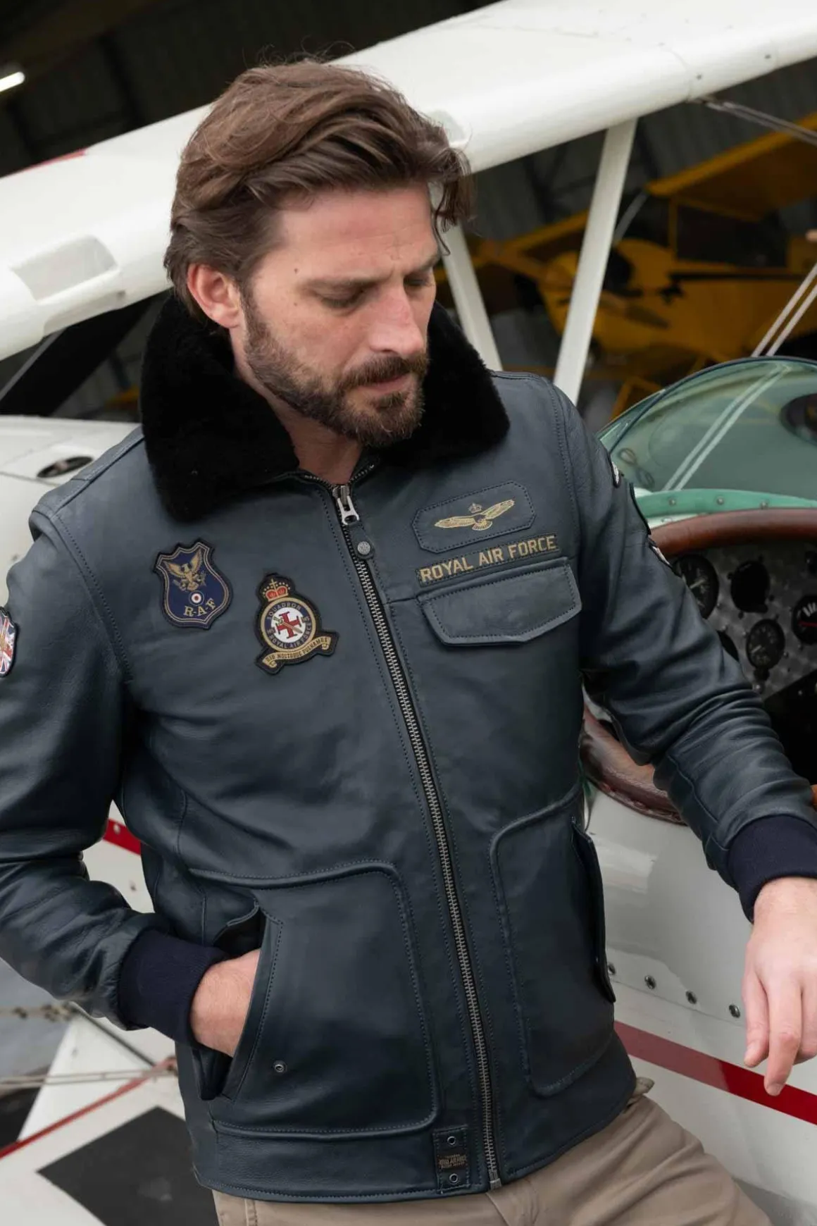 Blouson Homme Royal Air Force Gibson Raf Navy