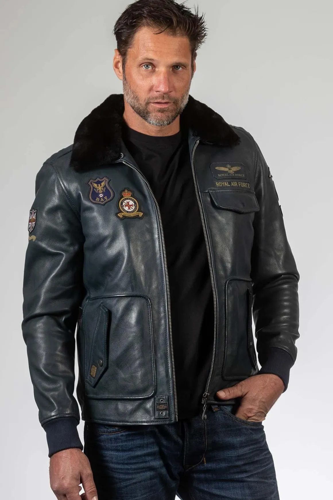 Blouson Homme Royal Air Force Gibson Raf Navy